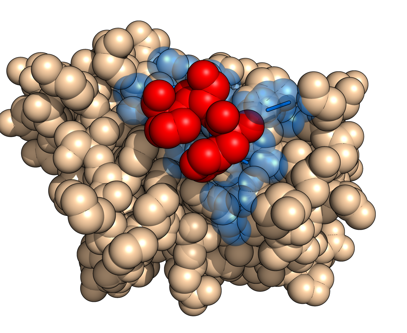 Example of transparent spheres