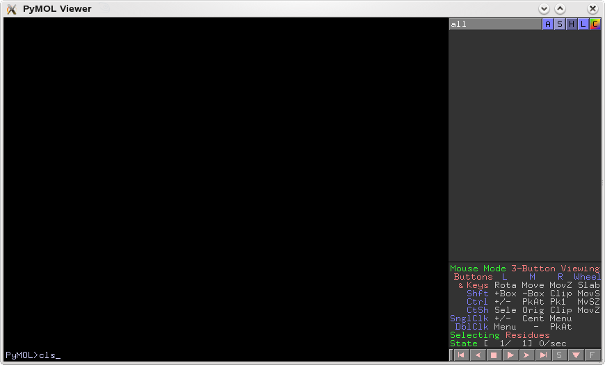 Cleared output buffer