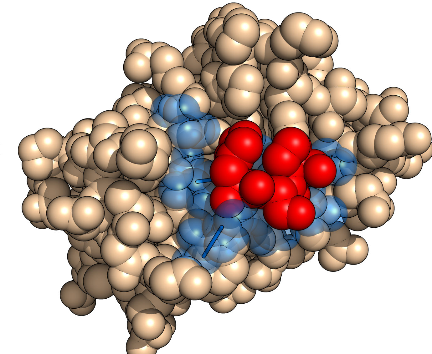 Example of transparent spheres