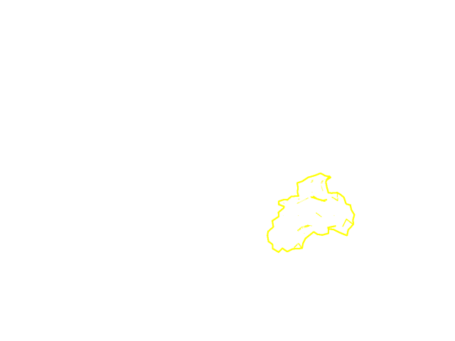 Outline of residues within 2Å of Lys85 on chain I. Notice the image background is transparent.