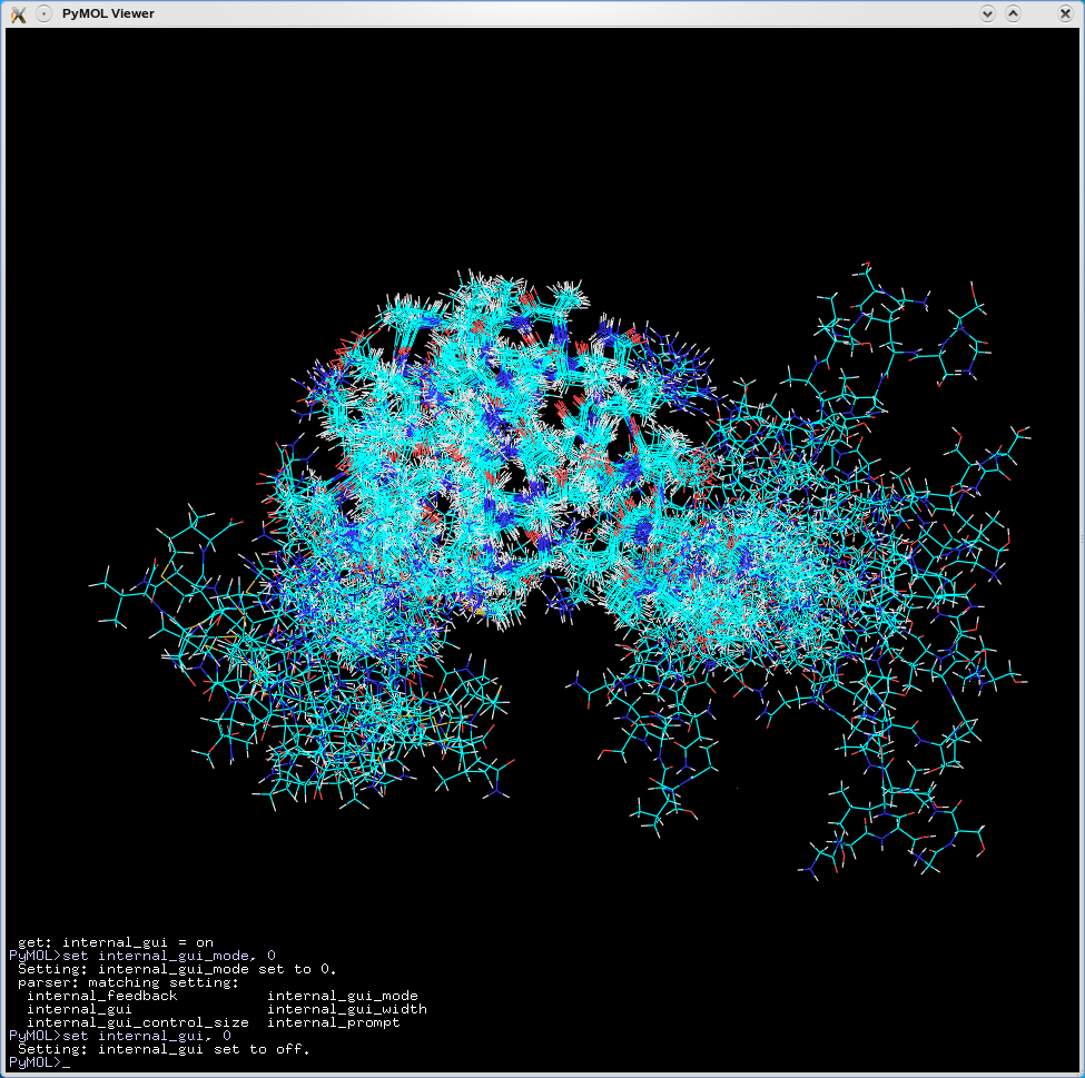 Internal GUI off